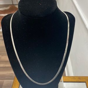 Sterling silver Herringbone necklace